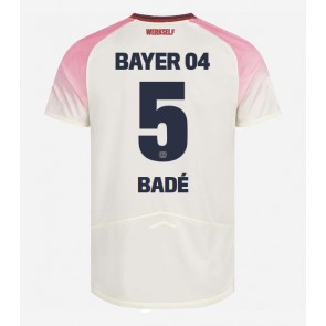 Billiga Bayer Leverkusen Loic Bade #5 Bortatröja 2025-26 Kortärmad